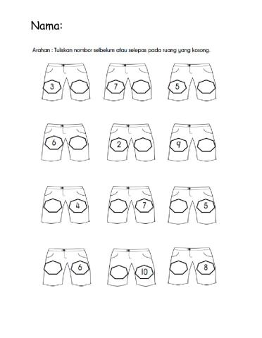 Matematik Awal Prasekolah : Menulis Nombor