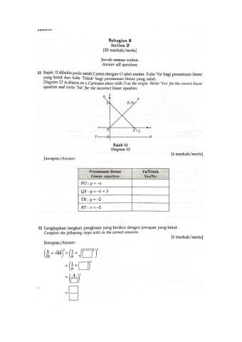 Set 2 Bahagian B