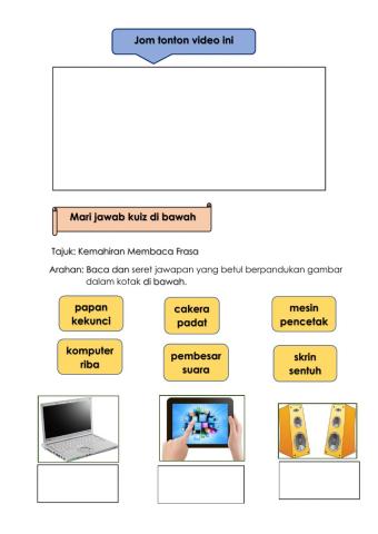 Membaca frasa berpandukan gambar