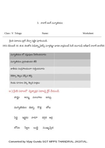 5th telugu SM 10 by Viay Gundu