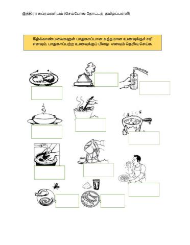 சுத்தமான உணவு(சு.இந்திரா)