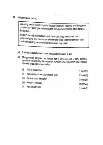 Soalan Percubaan SPM Terengganu 2020 (Bahagian C: No 10)