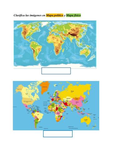 Tipos de mapas.