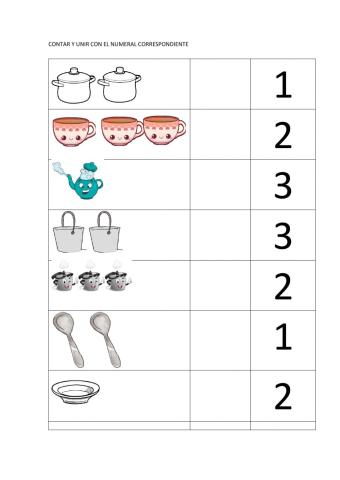 Relación de cantidad y numeral