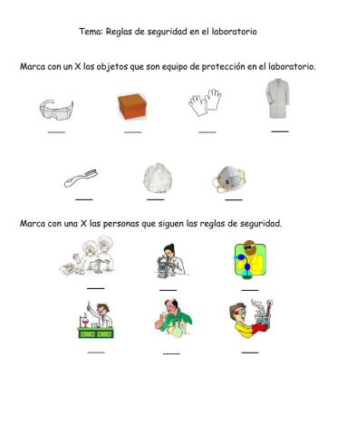 Reglas de seguridad en el laboratorio