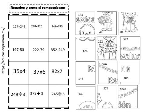 Rompecabezas Revolución Mexicana