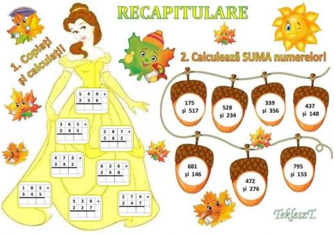 Adunarea 0-1000 cu trecere peste ordinul unităților și al zecilor