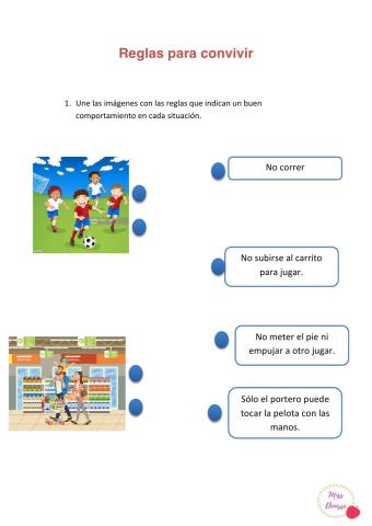 Actividad Reglas para convivir