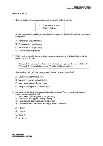 Modul 3 Set 1