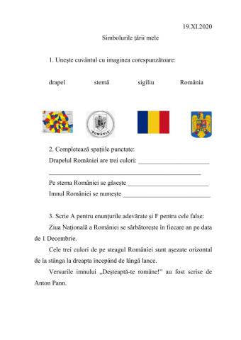 Simbolurile tării - România