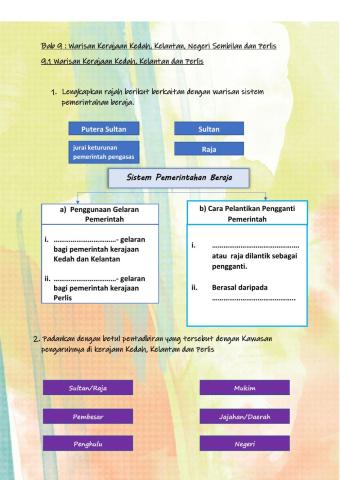 Sejarah tingkatan 2 bab 9