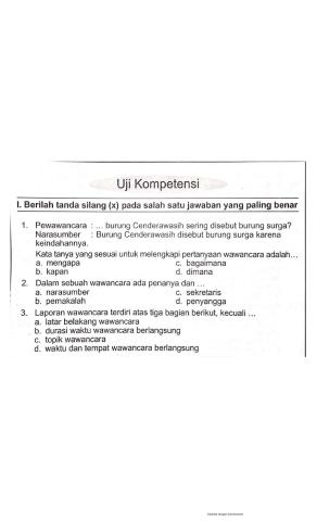 Uji kompetensi K4T3S3Bindo