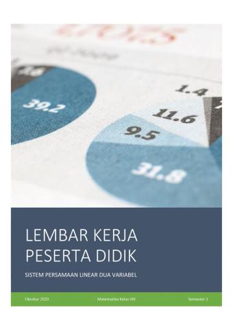 LKPD 2. Sistem Persamaan Linear Dua Variabel