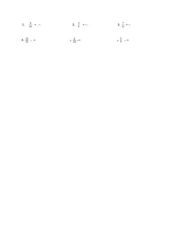 Fraction to decimal