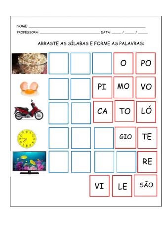 Formação de palavras