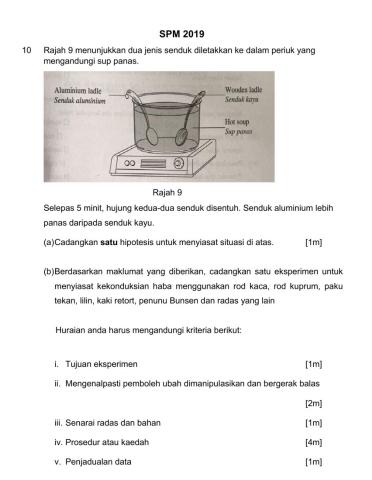 Soalan Sebenar SPM 2019 (Bahagian C: No 10)