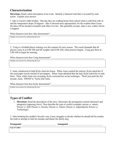 Characterization and type conflict