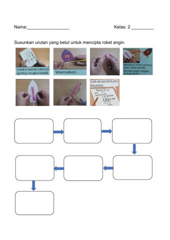 Urutan mencipta roket angin