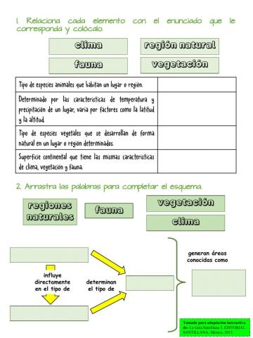 Regiones naturales de los continentes