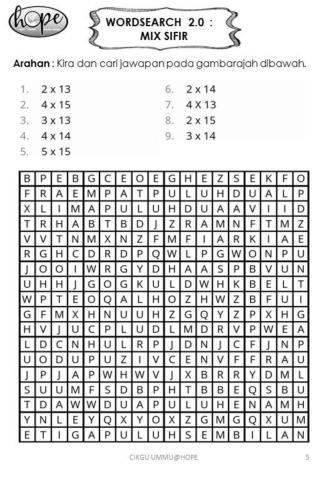 Word search darab