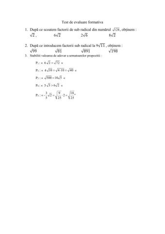 Test formativ-radicali