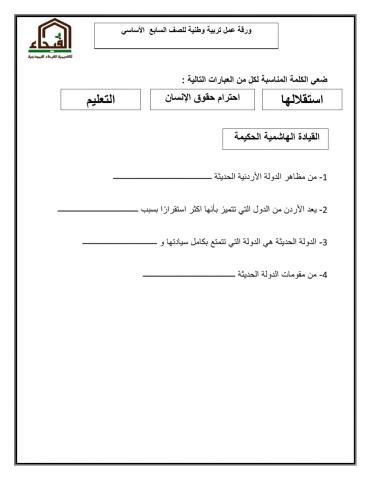 مظاهر الدولة الحديثة