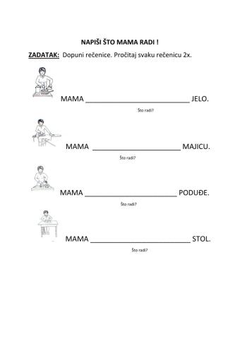 HJ - dopunjavanje rečenica