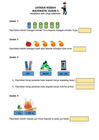 Latihan Nisbah Tahun 5
