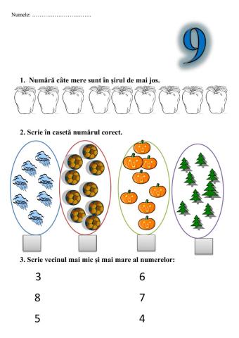 Numărul și cifra 9
