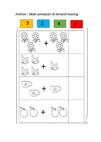 Matematik ppki tahun 1- operasi tambah