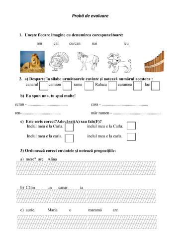 Evaluare A-L