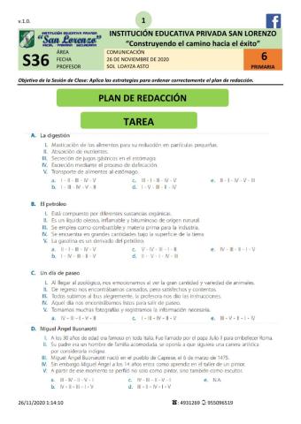 Plan de redacción