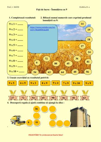 Inmultirea cu 9