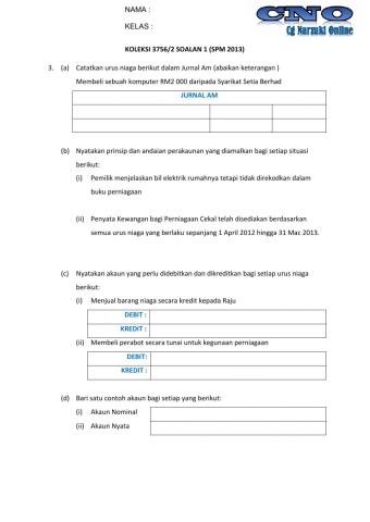 3756-2 SOALAN 1 (SPM 2013)