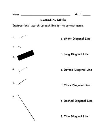 Diagonal Lines