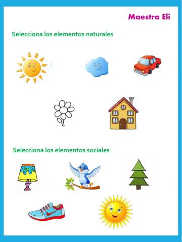 Elementos naturales y sociales