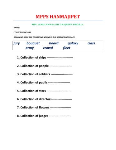 English worksheet