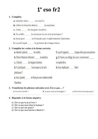 1º eso