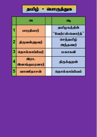 TAMIIL VIII MATCH