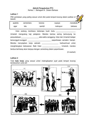 Latihan sistem bahasa