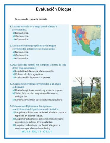 Evaluación Bloque I