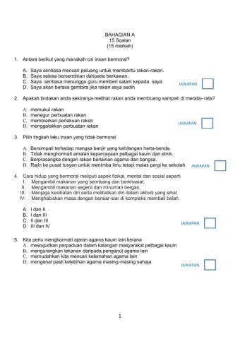 Ulangkaji pendidikan moral