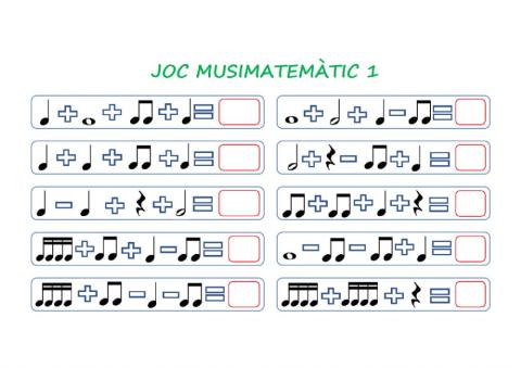 Joc musimatemàtic 1