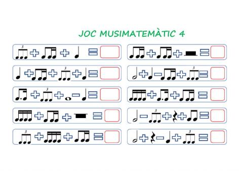 Joc musimatemàtic 4