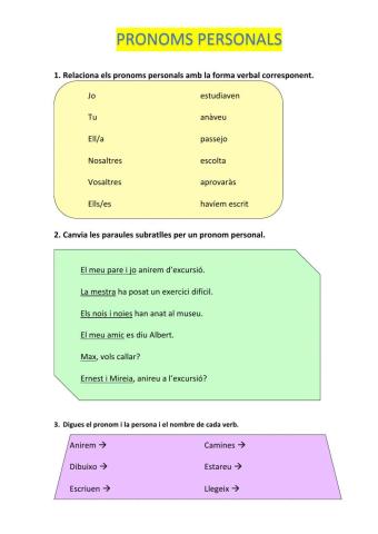 Pronoms personals