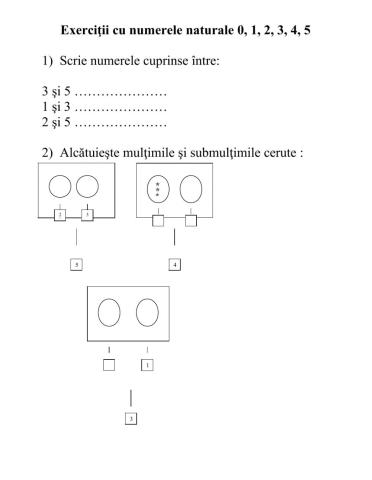 Numerele 0-5