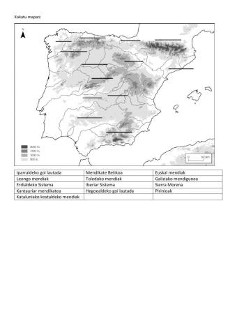 Iberiar penintsulako erliebea