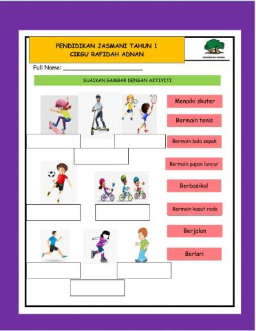 PJ TAHUN 1 by CIKGU RAFIDAH ADNAN