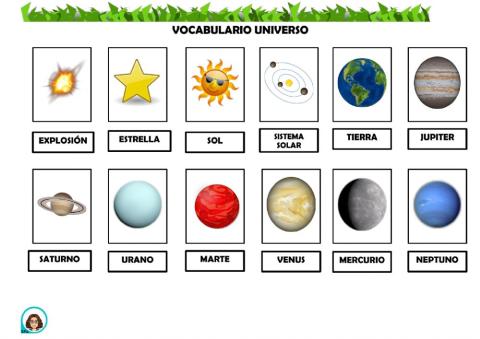 Vocabulario Universo