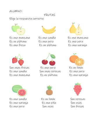 Frutas